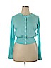 Pell & Co. 100% Cotton Blue Cardigan Size XL - photo 1