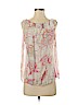 Dolce Ragazza Ivory Sleeveless Silk Top Size XS - photo 1