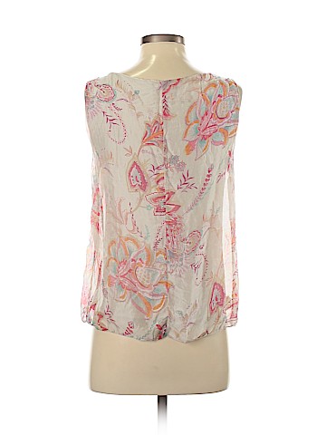 Dolce Ragazza Sleeveless Silk Top (view 2)