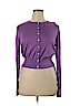 Pell & Co. 100% Cotton Purple Cardigan Size XL - photo 1