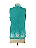 Kobi Halperin 100% Silk Teal Sleeveless Silk Top Size XS - photo 2