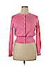 Pell & Co. 100% Cotton Pink Cardigan Size XL - photo 1