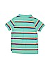 J. Khaki Stripes Green Short Sleeve Polo Size 6 - photo 2