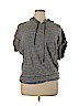 Josie by Natori Gray Pullover Hoodie Size XL - photo 1