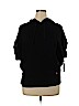 Josie by Natori 100% Cotton Black Pullover Hoodie Size XL - photo 1