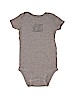 Carter's 100% Cotton Gray Short Sleeve Onesie 12-18 MO / 18 MO - photo 1