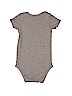 Carter's 100% Cotton Gray Short Sleeve Onesie 12-18 MO / 18 MO - photo 2
