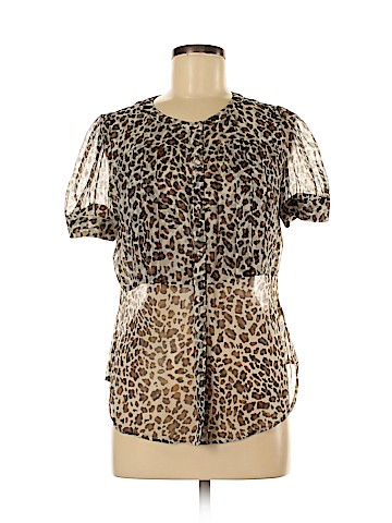 Bryan Bradley Short Sleeve Silk Top (view 1)