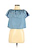 Charlotte Russe Blue Short Sleeve Blouse Size M - photo 1