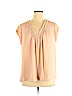 DR2 100% Polyester Pink Short Sleeve Blouse Size XL - photo 1
