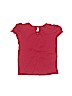 Janie and Jack 100% Cotton Burgundy Short Sleeve Top Size 3 - photo 2