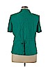 Karin Stevens Green Short Sleeve Blouse Size 14 - photo 2