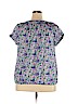 Old Navy 100% Cotton Blue Short Sleeve Blouse Size 2X - photo 2