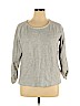 Anne Klein 100% Cotton Gray Sweatshirt Size XXL - photo 1