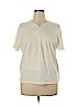 Allison Ivory Short Sleeve Top Size 1X - photo 1