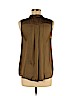 H&M 100% Polyester Green Sleeveless Blouse Size 8 - photo 2