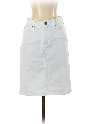 Garnet Hill Denim Skirt (view 1)