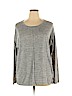 Banana Republic Gray Long Sleeve Top Size XL - photo 1
