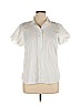 J. Crew Factory Store White Short Sleeve Button-Down Shirt Size XL - photo 1