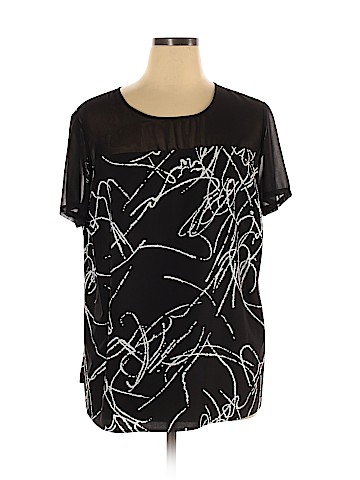 Ava & Viv Short Sleeve Blouse (view 1)