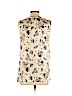 Club Monaco 100% Silk Tan Sleeveless Silk Top Size S - photo 2