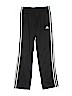 Adidas 100% Polyester Stripes Black Track Pants Size 14 - photo 1