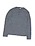 Crewcuts Outlet 100% Cotton Blue Long Sleeve Henley Size 12 - photo 1