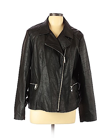 a.n.a. A New Approach Faux Leather Jacket (view 1)