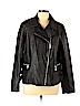a.n.a. A New Approach 100% Polyurethane Black Faux Leather Jacket Size 1X - photo 1