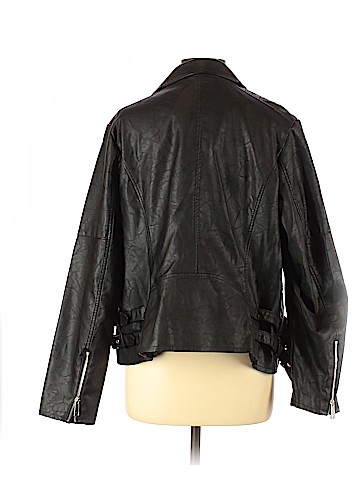a.n.a. A New Approach Faux Leather Jacket (view 2)