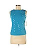 Valerie Stevens Blue Sleeveless Blouse Size M (petite) - photo 1