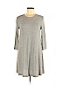 Forever 21 Gray 3/4 Sleeve Top Size M - photo 1