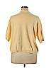 Joan Vass 100% Cotton Yellow Long Sleeve Top Size 14 (3) - photo 2