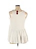 Avenue White Sleeveless Top Size 14 - photo 2