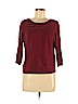 Talbots Burgundy 3/4 Sleeve Top Size M (petite) - photo 1