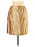 Talbots 100% Silk Gold Silk Skirt Size 16 - photo 2