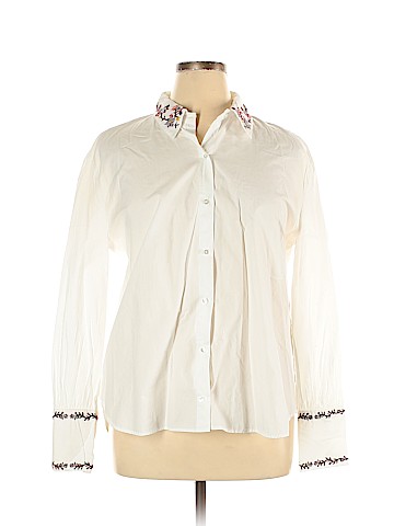 Trafaluc by Zara Long Sleeve Button-Down Shirt (view 1)