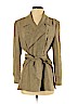 Linda Allard Ellen Tracy Tan Wool Coat Size 2 - photo 1