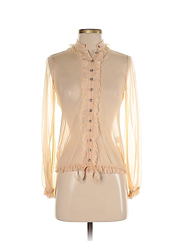 Robert Rodriguez Long Sleeve Silk Top (view 1)