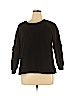 Olivia Sky Black Sweatshirt Size 1X - photo 1