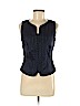 Adrienne Vittadini Blue Tuxedo Vest Size 8 - photo 1