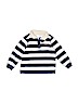 Carter's 100% Polyester Stripes Blue Fleece Jacket 18-24 MO / 24 MO - photo 1