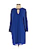 Belle Badgley Mischka 100% Polyester Blue Casual Dress Size 0 - photo 1