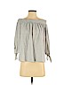Lucky Brand White 3/4 Sleeve Top Size S - photo 1