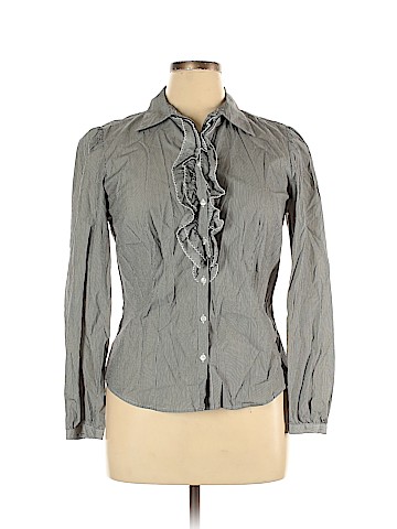 Ann Taylor LOFT Long Sleeve Button-Down Shirt (view 1)