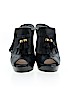 Prada 100% Leather Black Heels Size EU 37 - photo 2