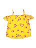 Abercrombie Floral Yellow Short Sleeve Blouse Size 13 - 14 - photo 1