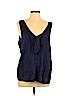 Maeve 100% Modal Blue Sleeveless Blouse Size XL - photo 1