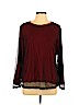 INC International Concepts 100% Nylon Red Long Sleeve Top Size 1X - photo 1