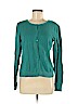 H&M 100% Cotton Teal Cardigan Size M - photo 1